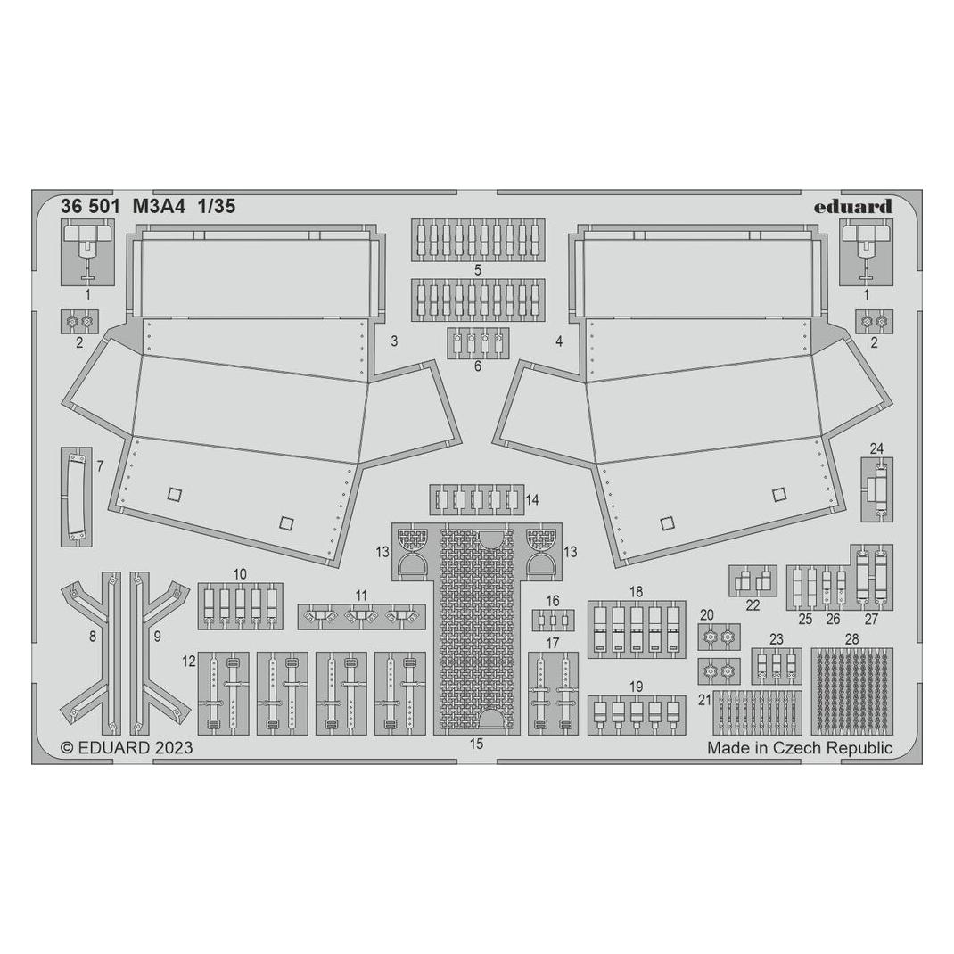 Eduard M3A4 1/35 I LOVE KITS (36501)