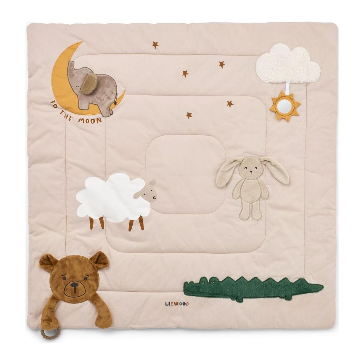 Liewood Bernet Classic Activity Blanket sandy multi mix (2565) ONE SIZE LW20139-2565-ONE SIZE-CU