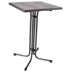 Bolero Limburg Vintage Klappbarer Stehtisch Quadratisch 70Cm