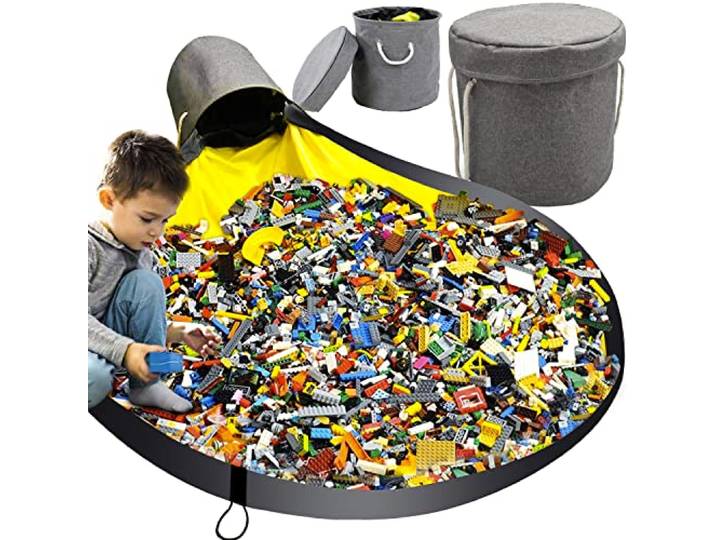 Kruzzel 19556 sac de rangement tapis de jeu