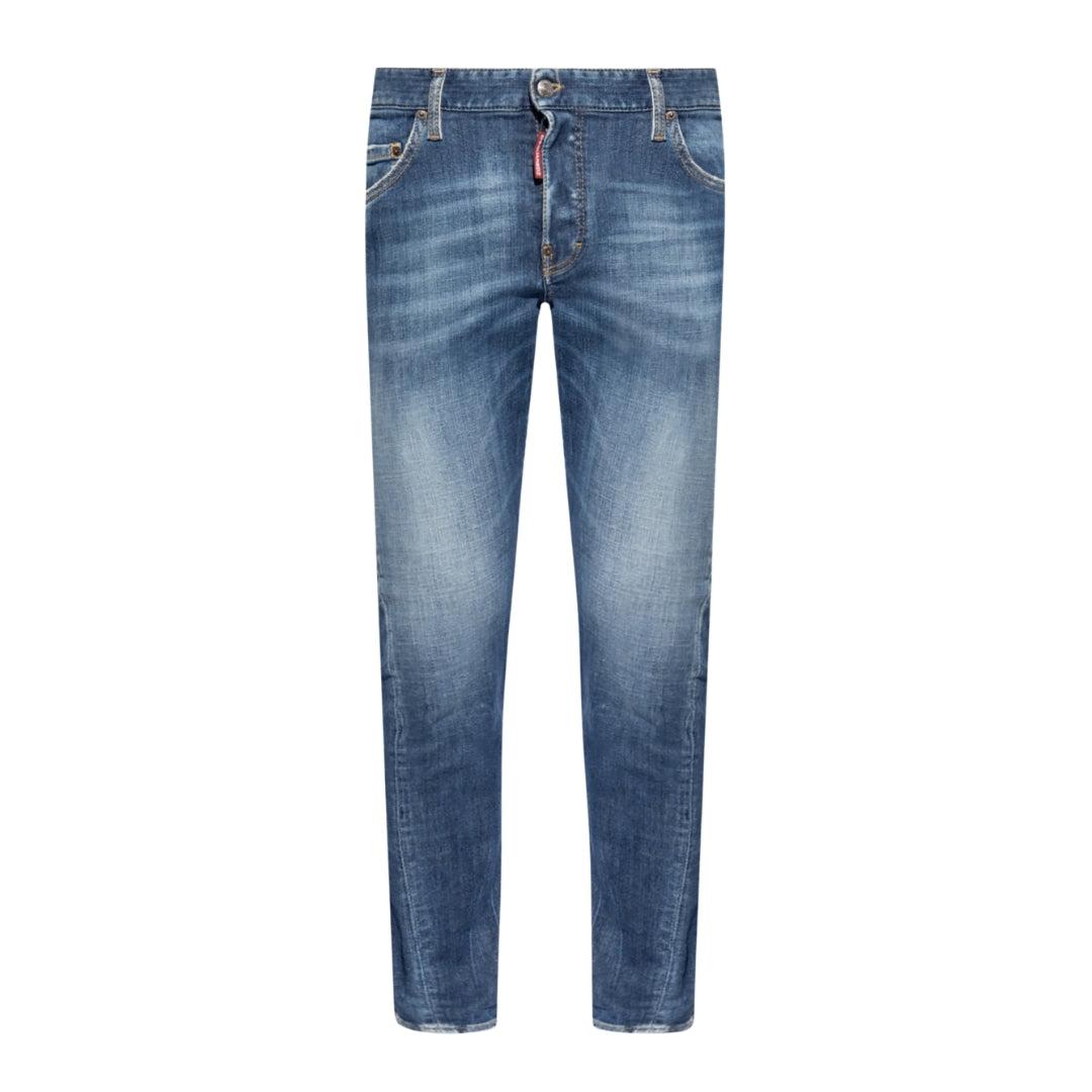 Dsquared2 Marineblauwe Sexy Twist Jeans