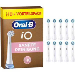 Oral-B Aufsteckbürsten iO Sanfte Reinigung, weiß, 10 Stück