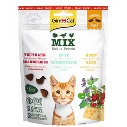 GimCat Knusprige Snacks Knusprige Katzenleckerlis Mix 140 g