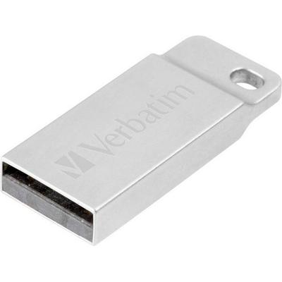VERBATIM USB 2.0 Drive 32GB Metal Executive, silber