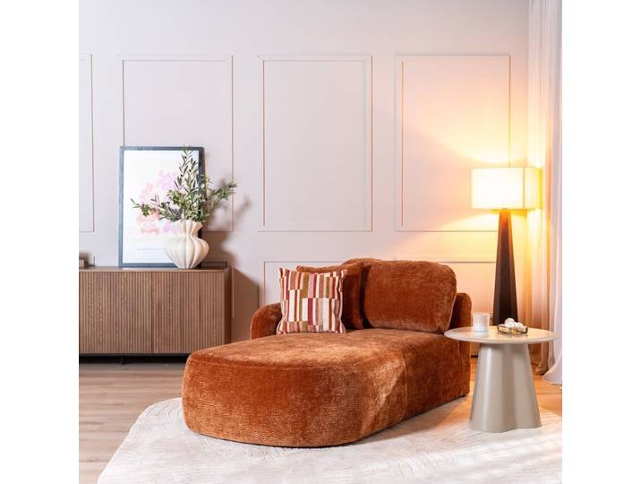 Bronx71 Chaiselongue Vienna Chenille terrakotta links