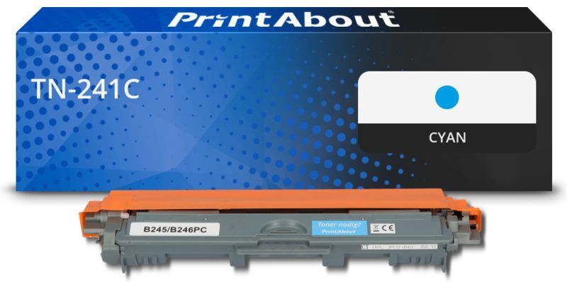 PrintAbout Toner compatible Brother TN-241C - Cyan Cyan