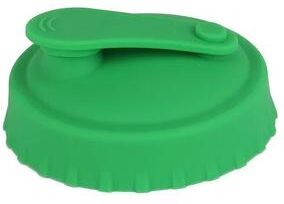 Uplift Essentials Reusable Silicone Soda Can Lid & Beverage Stopper green