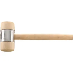Magni, Hammer, Holzhammer DIN 7462B Kopf-D. 80x160mm mit Metallmantel FORTIS