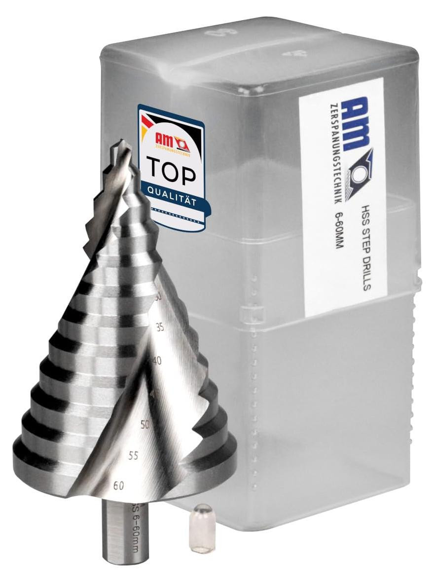 Merkloze HSS trapboor voor klussen, 6-60 mm