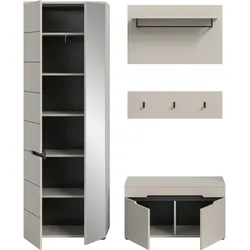 Garderobenset CANU (BHT 160x190x37 cm) - BHT 160x190x37 cm