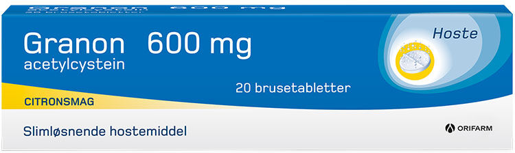 Granon 600 mg 20 stk Brusetabletter