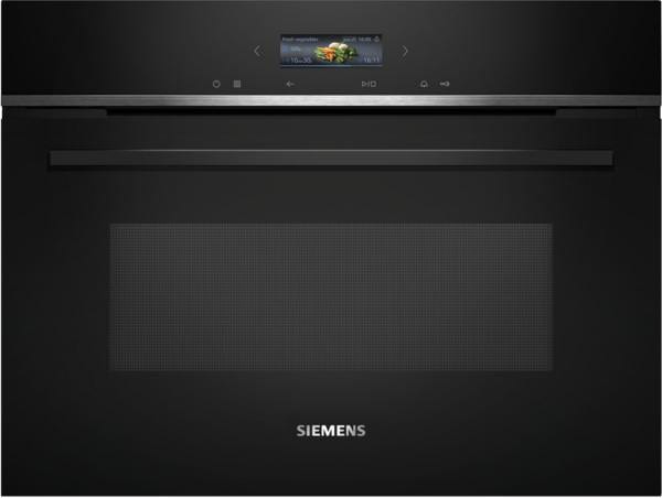 Siemens CE732GXB1 iQ700 Einbau-Mikrowelle mit Grillfunktion schwarz