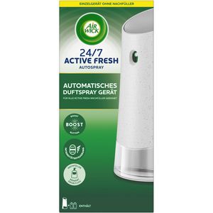 Airwick Raumduft Active Fresh 24/7, automatisches Duftspray, Sologerät, weiß, batteriebetrieb