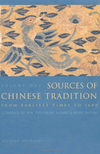 De Bary - Sources of Chinese Tradition: 1 (Introduction to Asian Civilization) - Preis vom 09.10.2026 07:28:09 h