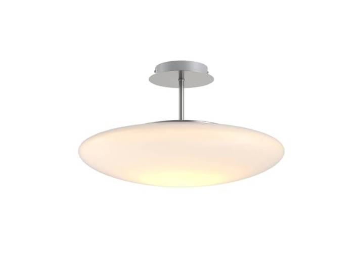Lindby LED Plafonnier Gunda à intensité variable (Moderne) en Blanc Verre e. a. pour Salon & Salle manger (1 lampe\,à)\, Eclairage Lampe Luminaire Plafond Eclerage