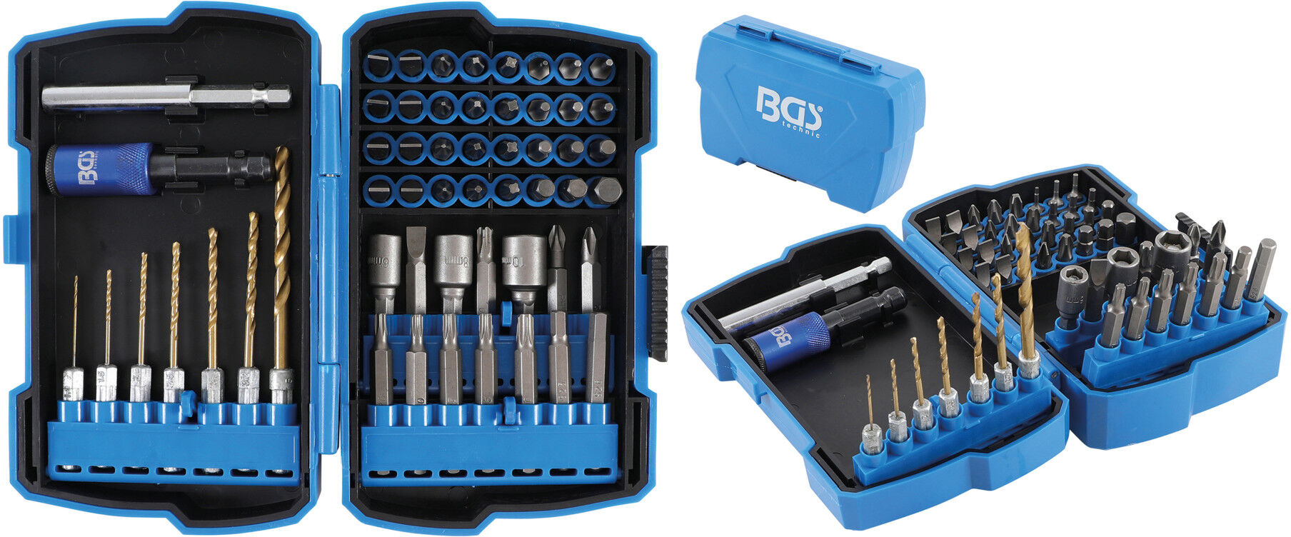 BGS Bohrer- und Bit-Satz 6,3 mm (1/4 Zoll), 55-tlg. ; BGS technic (4811)