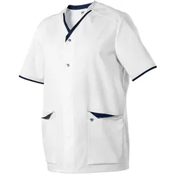 Kasack "1703-485" Med & Care - S - weiß/nachtblau
