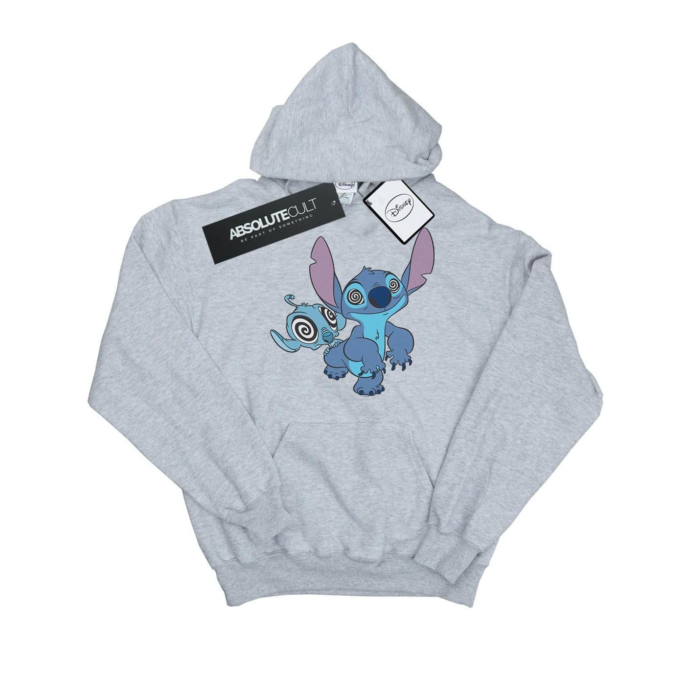 Disney Heren Lilo en Stitch Hypnotized Hoodie (Sportgrijs)
