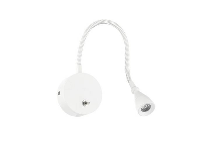 Led-Wandleuchte, Weiß, Metall, 7x40x7 cm, Lampen & Leuchten, Innenbeleuchtung, Wandleuchten