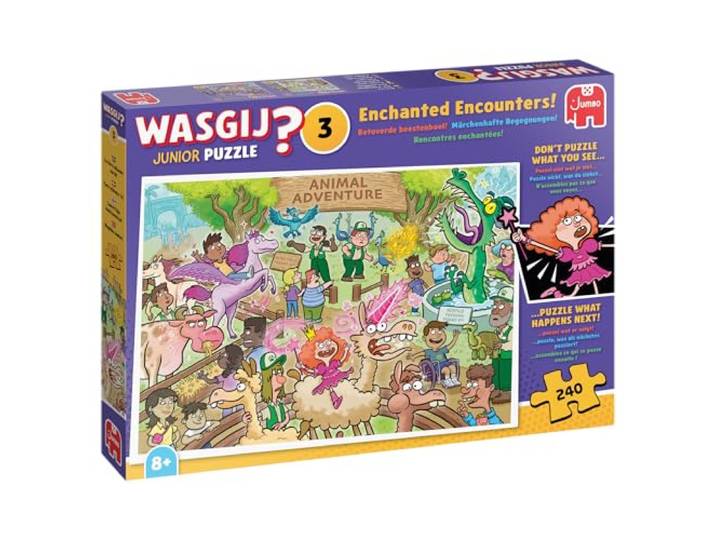 Wasgij Junior 3, Betoverende Ontmoetingen - 240-Delige Kinderpuzzel