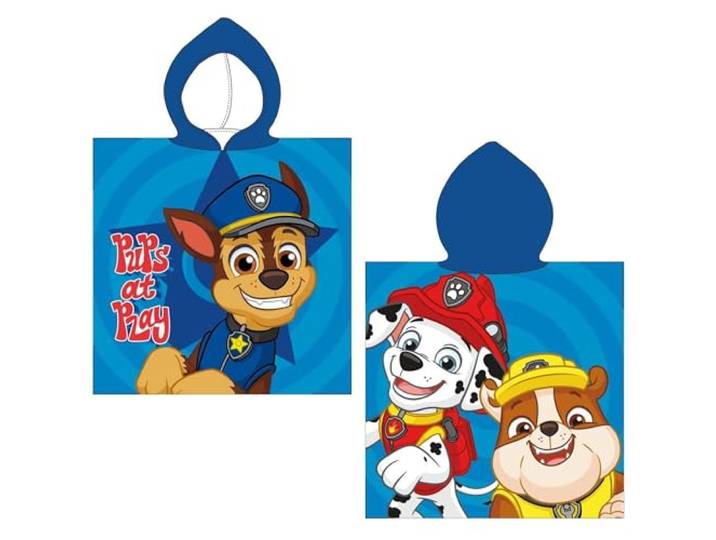 Strandlaken The Paw Patrol, blauw, 50 x 115 cm, merk: The Paw Patrol, EAN: 8445484384543