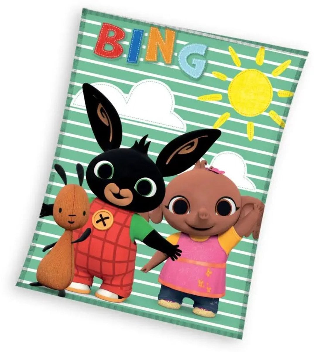 Bing Coral fleece plaid voor kinderen, 110 x 150 cm