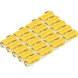 20x XCell Akku Sub-C 1,2V 2000mAh X2000SCR Hochstrom Z Lötfahne