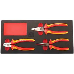 RS PRO, Zange, 3pc VDE Insulated Pliers Set (385 mm)
