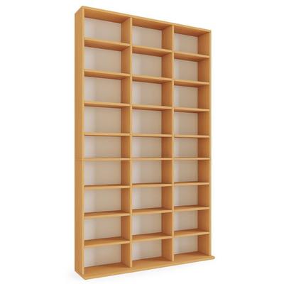 Holz CD DVD Standregal Bücherregal Regal Megosa XL
