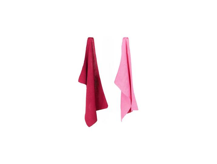 Reinigungstuch PAD MONTE , rosa (pink), B:30cm H:1mm L:45cm, Baumwolle, Putztücher, Reinigungstuch, Wischtuch, 100% Baumwolle, 30x45 cm, Uni Farben, Strickoptik