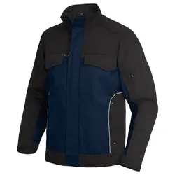 Premium Arbeitsjacke ERNST "Twill 300" - XL - marine/schwarz