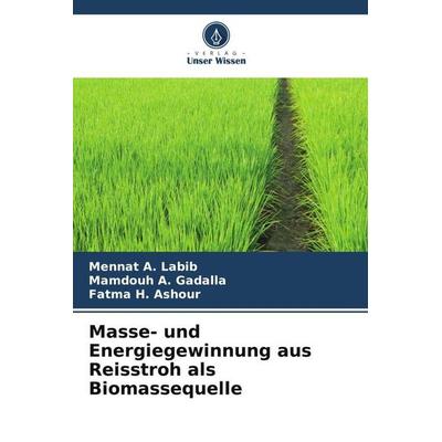 Masse- und Energiegewinnung aus Reisstroh als Biomassequelle, Taschenbuch von Mennat A. Labib,Mamdouh A. Gadalla,Fatma H. Ashour, Verlag Unser Wissen,