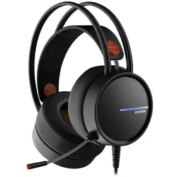 Canyon Gaming-Headset GH-8A (Kabelgebunden), Gaming Headset, Orange, Schwarz