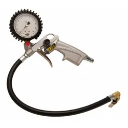 BGS technic 55400 Reifenfüller Reifenfüllmesser geeicht mit Manometer 0-10bar