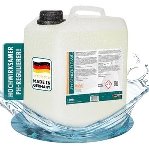 INOX PH-Minus 90188110, 4,9 % Schwefelsäure, flüssig, für Pool und Whirlpool, schnellwirkend, Kanister 10 kg