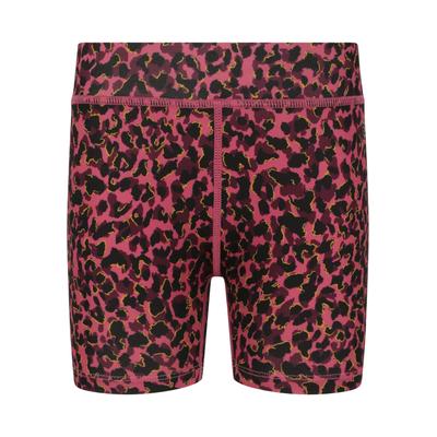 Funktionstights ZIGZAG "Valerie", Jungen, Gr. 128, EURO-Größen, pink (pink, blau), 90% Polyester, 10% Elasthan, mehrfarbig, kurz, Hosen, mit schnelltrocknender QUICK DRY-Technologie