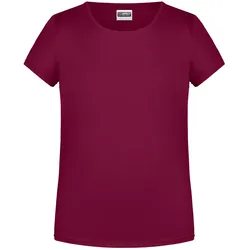 Mädchen Basic T-Shirt "8007G" - L - wine
