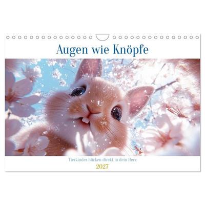 Augen wie Knöpfe (Wandkalender 2027 DIN A4 quer), CALVENDO Monatskalender