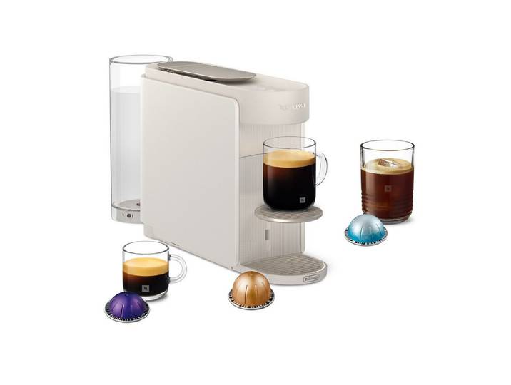 NESPRESSO Kapselmaschine Vertuo Up ENV200.W von DeLonghi, 3 Sekunden Aufheizzeit, One Touch Kaffee Zubereitung, für 5 Tassengrößen, kompaktes Design