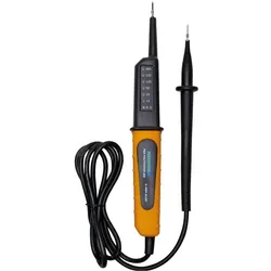 Magni, Multimeter, Spannung, 2-polig mit LED Anzeige, 8 LEDs von 6 bis 400V AC/DC, Polaritätsanzeige bei Gleichspannung (CAT II 400V, Spannungsprüfer)
