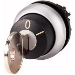Eaton Electric GmbH Schlüsseltaste 2 Stellungen M22-WRS-MS2-A1, Schalter + Taster, Schwarz