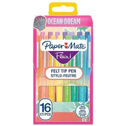 Rotring, Schreibstifte, Paper Mate Paper:Mate Faserschreiber Flair "Ocean Dream", 16er Etui (16x)