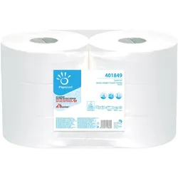 Papernet, Toilettenpapier, Toiletpapir Jumbo Maxi 2-lag Ø262 mm x360 m Nyfiber,6 rl/krt (6 Stk.)