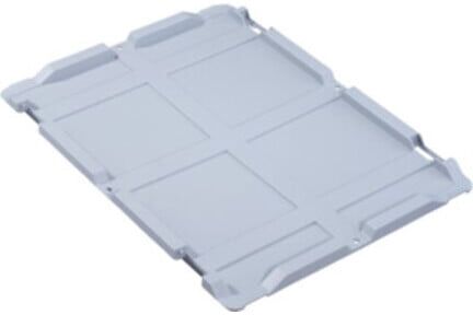 Couvercle cloche PP L600xl400mm gris pour caisses de transport gerbables ALLIT (456795)