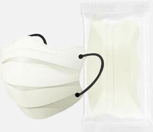 Uplift Picks Butterfly Shaped Disposable Face Masks Pink 3 Layer Protective Masks For Women white 10 Pcs