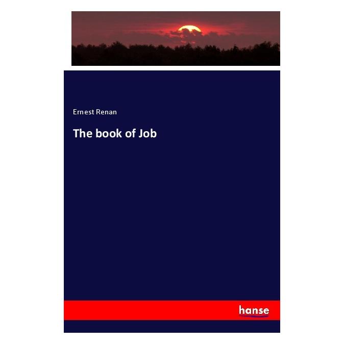 Hansebooks The book of Job (Englisch, Softcover, Ernest Renan) (56050141)