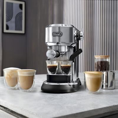 DeLonghi Dedica Maestro Plus Espresso Machine with Automatic Steam Wand