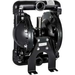 VEVOR luftbetriebene Doppelmembranpumpe, 2,54cm Einlass und Auslass, Aluminium, 90L/min (24GPM), max. 8,27 bar für den industriellen Einsatz, QBY4-25LF46-2,54cm-35