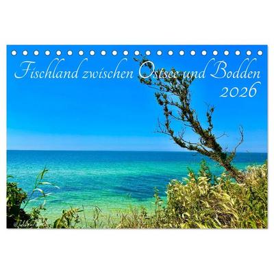 Fischland zwischen Ostsee und Bodden (Tischkalender 2026 DIN A5 quer), CALVENDO Monatskalender