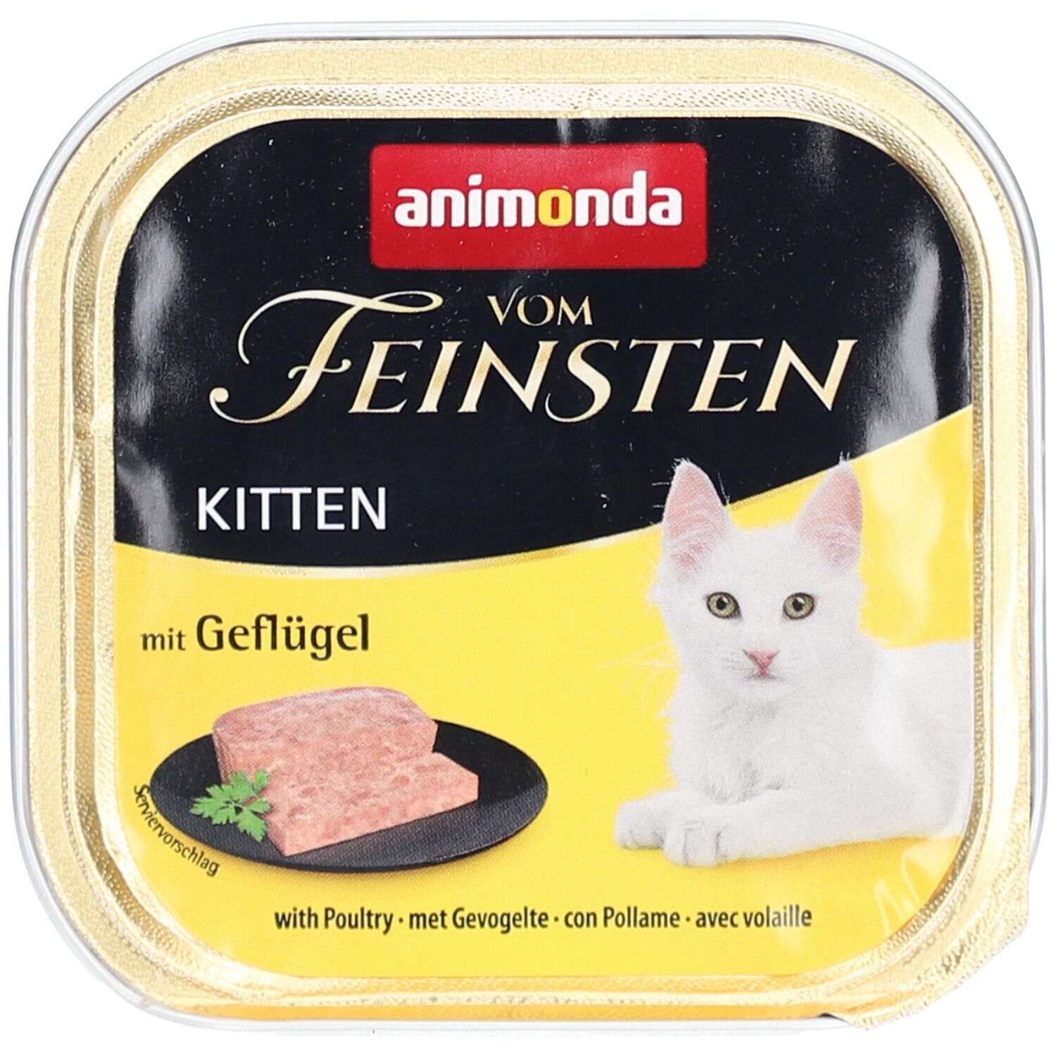 Animonda Vom Feinsten mit Geflügel für Kitten 100 g Futter